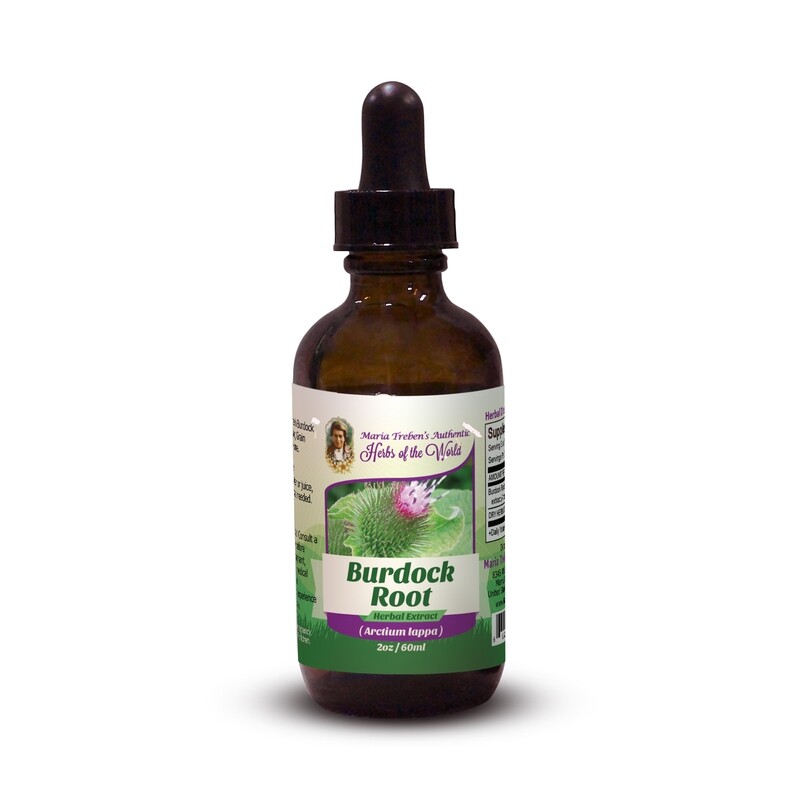 Burdock Root (Cimicifuga racemosa) 2oz/59ml Herbal Extract / Tincture - Maria Treben's Authentic™ Herbs of the World