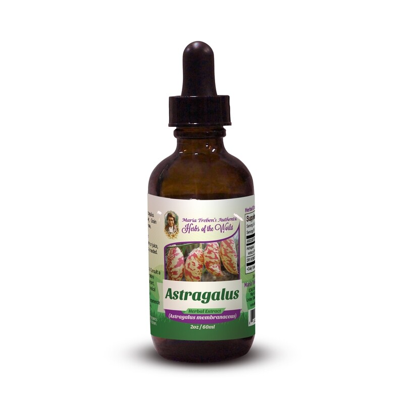 Astragalus Root (Astragalus membranaceus) 2oz/59ml Herbal Extract / Tincture - Maria Treben's Authentic™ Herbs of the World