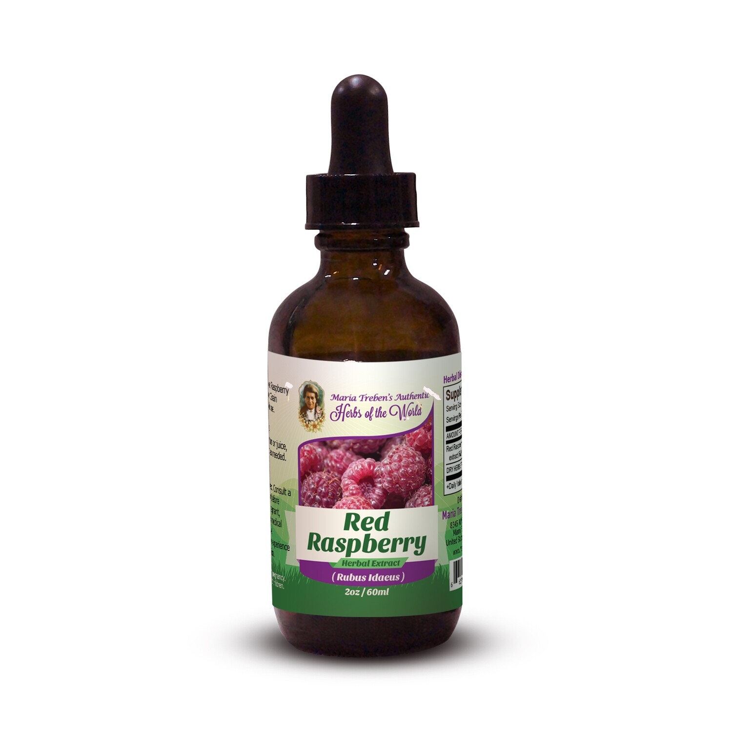 Red Raspberry (Rubus Idaeus) 2oz/59ml Herbal Extract / Tincture - Maria Treben's Authentic™ Herbs of the World Red Raspberry (Rubus Idaeus) 2oz/59ml Herbal Extract / Tincture - Maria Treben's Authentic™ Herbs of the World