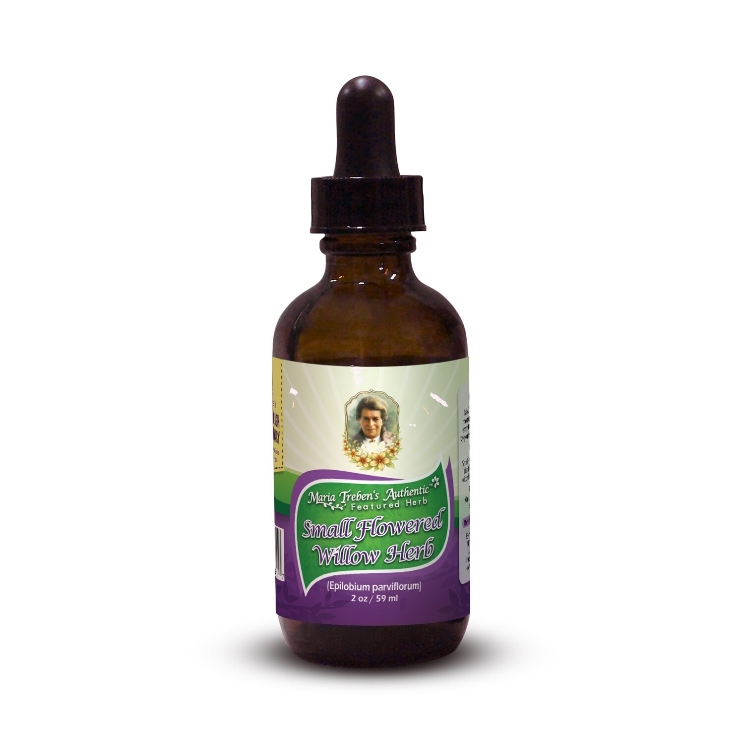 Small Flowered Willow-Herb (Epilobium parviflorum) 2oz/59ml Herbal Extract / Tincture - Maria Treben's Authentic™ Featured Herb Small Flowered Willow-Herb (Epilobium parviflorum) 2oz/59ml Herbal Extract / Tincture - Maria Treben's Authentic™ Featured Herb