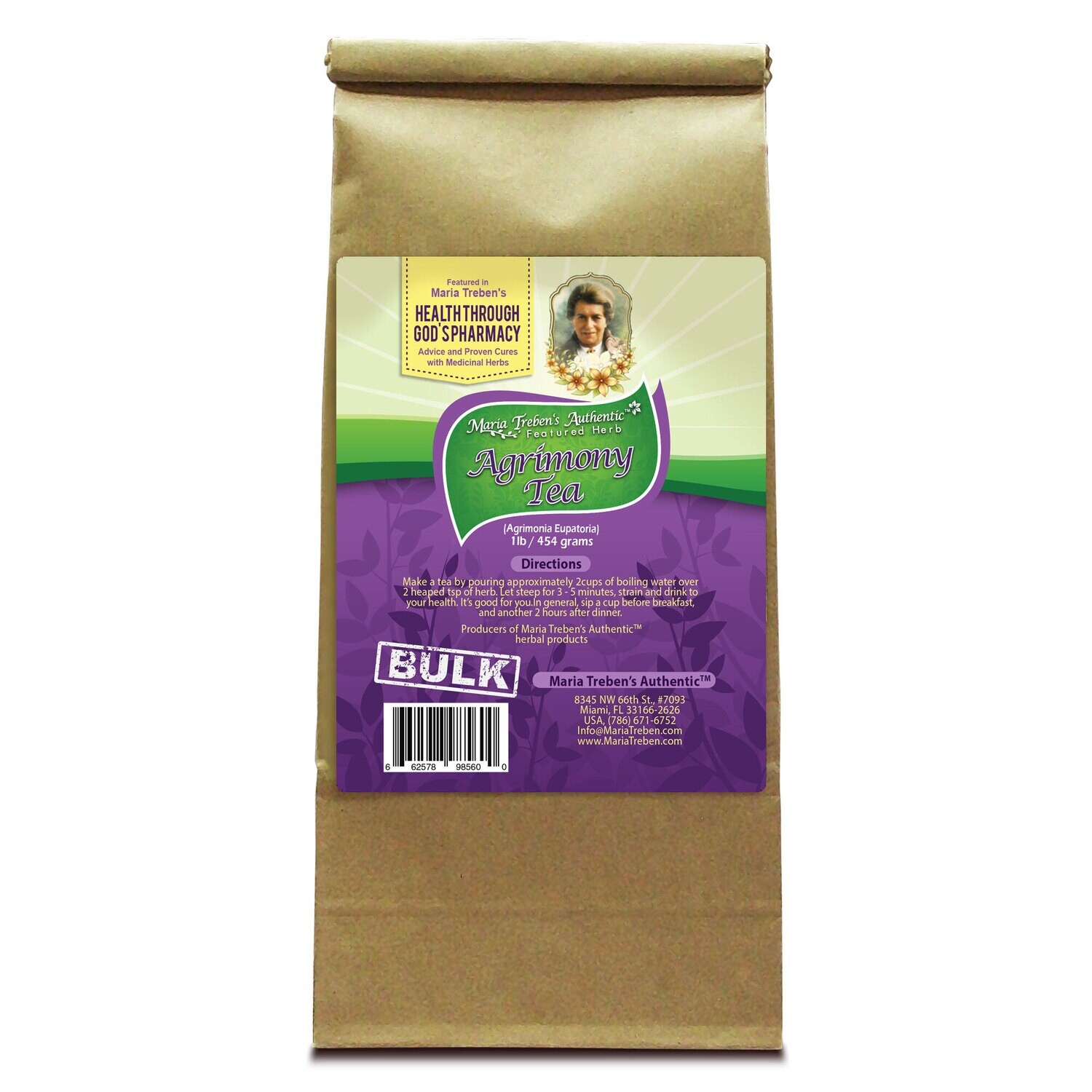 Agrimony (Agrimonia eupatoria) 1lb/454g BULK Herbal Tea - Maria Treben's Authentic™ Featured Herb Agrimony (Agrimonia eupatoria) 1lb/454g BULK Herbal Tea - Maria Treben's Authentic™ Featured Herb