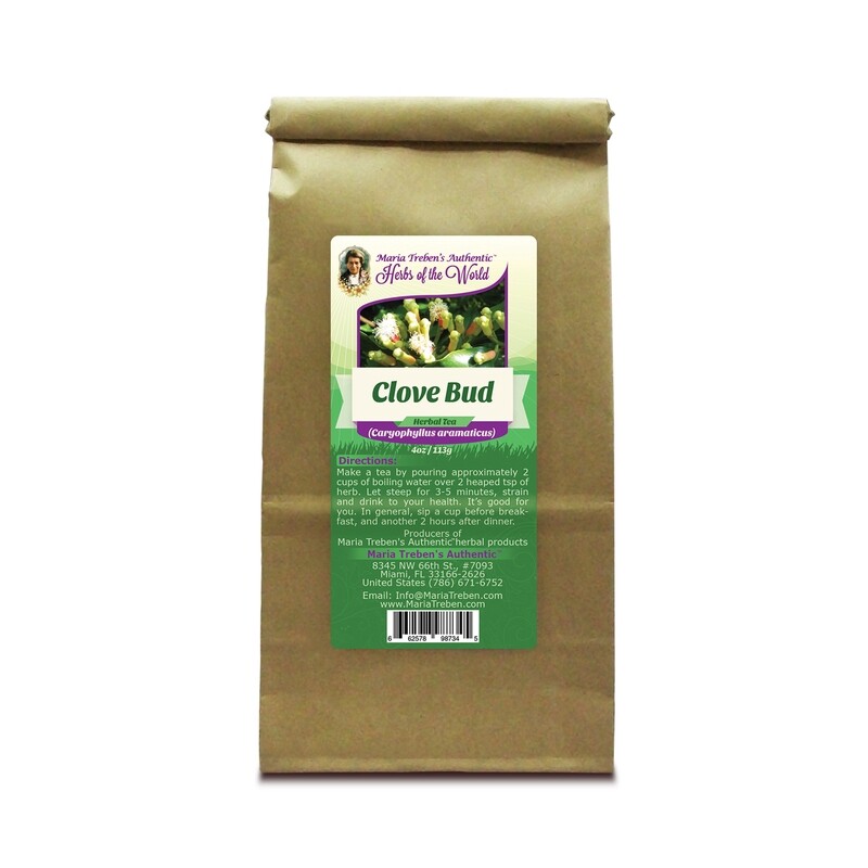 Clove Bud (Eugenia caryophyllata) 4oz/113g Herbal Tea - Maria Treben's Authentic™ Herbs of the World