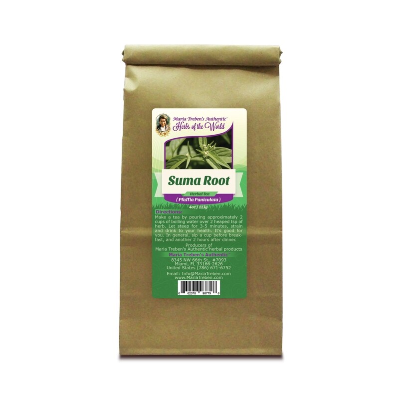 Suma Root (Pfaffia Paniculata) 4oz/113g Herbal Tea - Maria Treben's Authentic™ Herbs of the World
