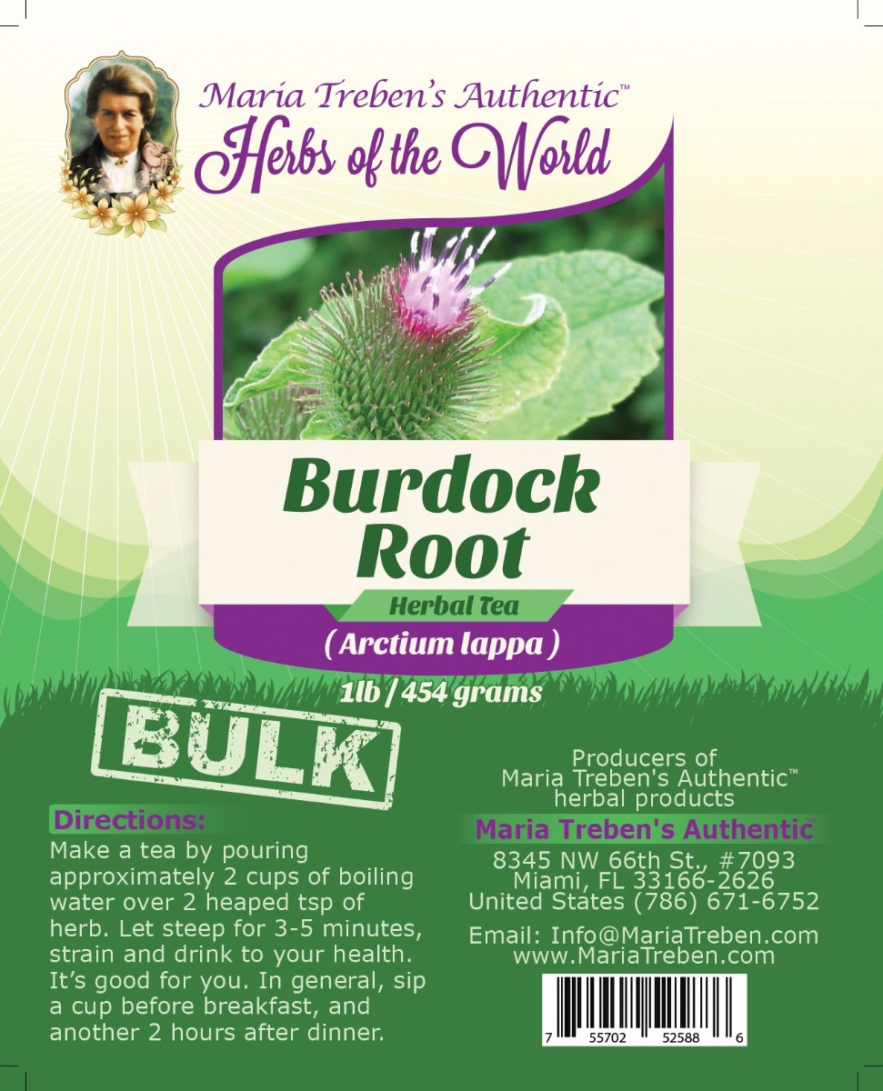 Burdock Root (Cimicifuga racemosa) 1lb/454g BULK Herbal Tea - Maria Treben&#039;s Authentic™ Herbs of the World
