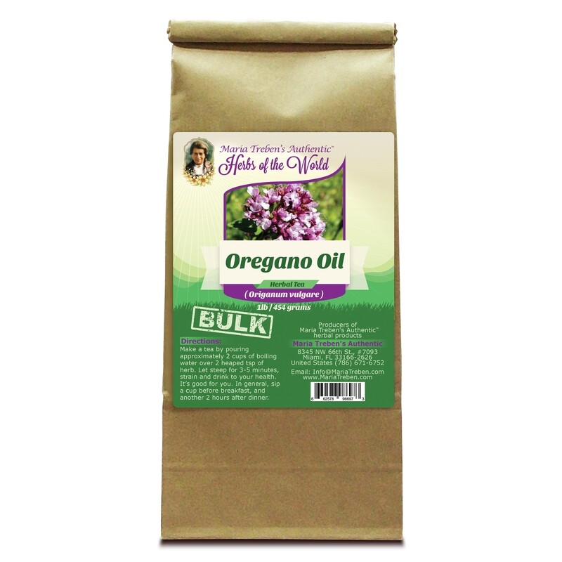 Oregano Oil (Origanum vulgare) 1lb/454g BULK Herbal Tea - Maria Treben's Authentic™ Herbs of the World