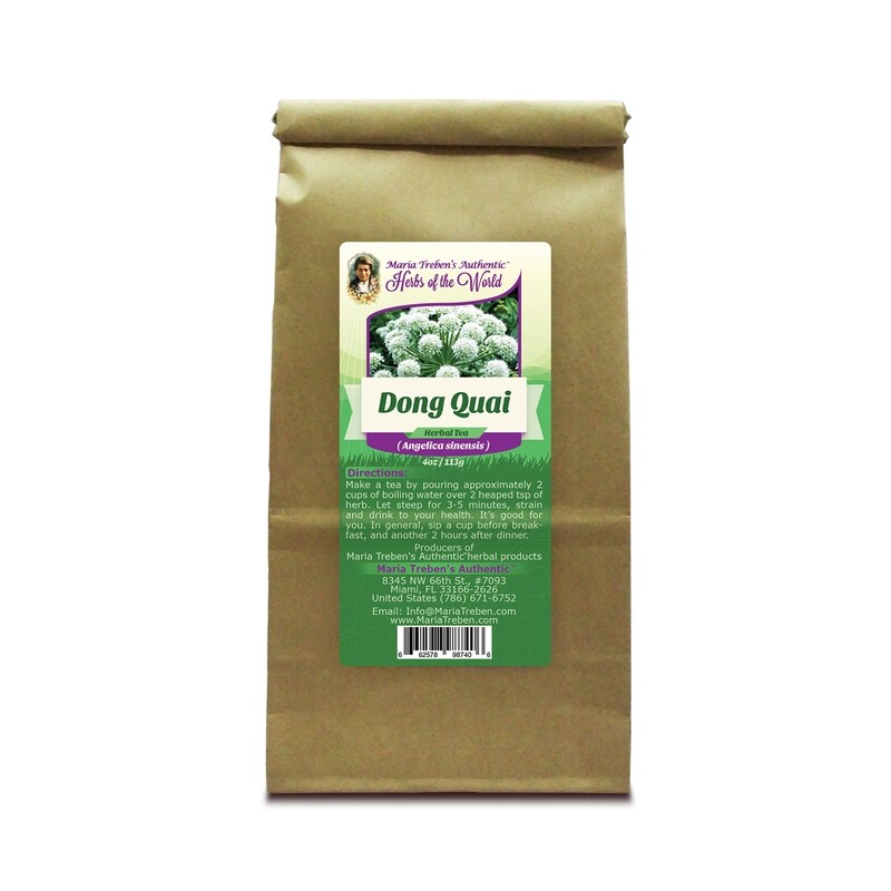 Dong Quai Root (Angelica sinensis) 4oz/113g Herbal Tea - Maria Treben's Authentic™ Herbs of the World