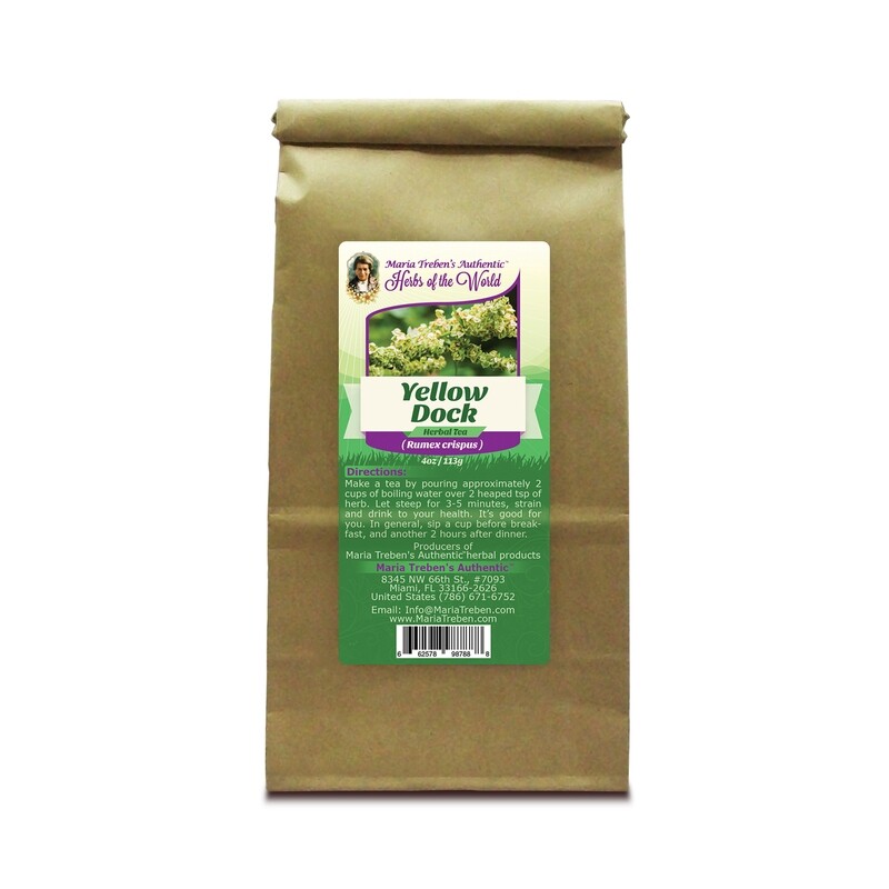 Yellow Dock (Rumex crispus) 4oz/113g Herbal Tea - Maria Treben's Authentic™ Herbs of the World
