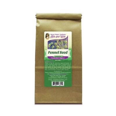Fennel Seed (Foeniculum vulgare) 4oz/113g Herbal Tea - Maria Treben's Authentic™ Herbs of the World 755702526692