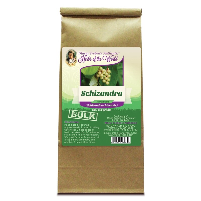 Schizandra Berry (Schizandra Chinensis) 1lb/454g BULK Herbal Tea - Maria Treben's Authentic™ Herbs of the World