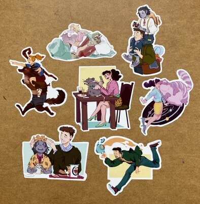 Dimension 20 Stickers