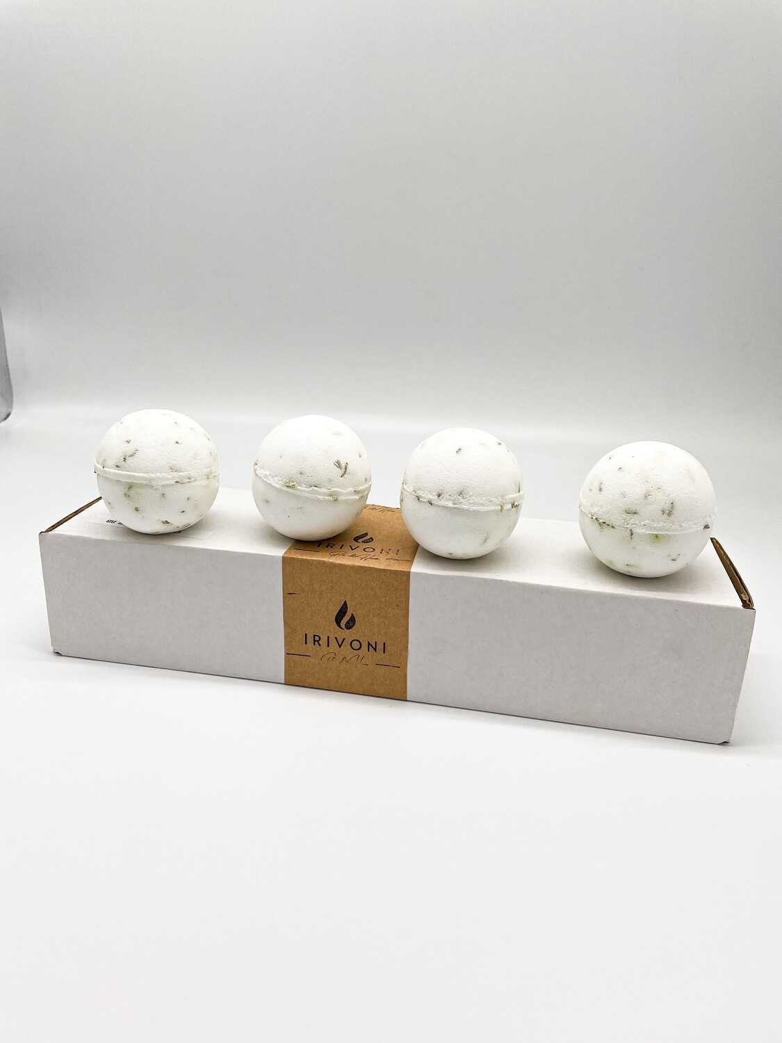 Large Herbal Lavender Bath Bombs- 4 x 130g