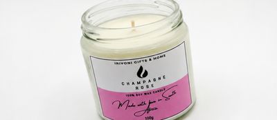Soy Candle - Champagne Rose (100g)