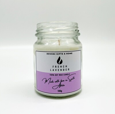 Soy Candle - French Lavender (100g)