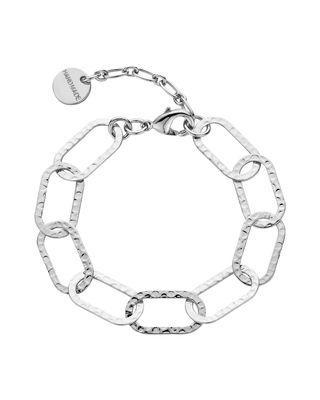 Daha armband Les Cordes zilverkleurig