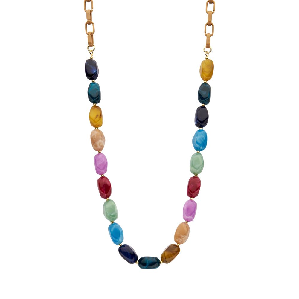 Davinlang ketting Les Cordes multi color