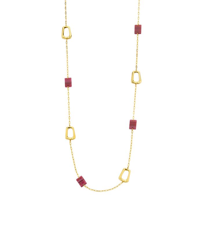 Eskalang ketting Les Cordes paars
