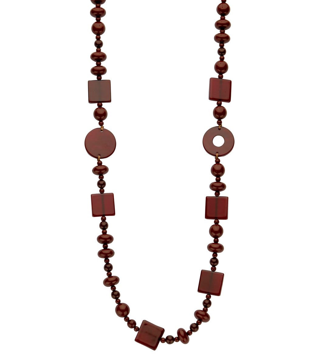 Kes ketting Les Cordes bordeaux