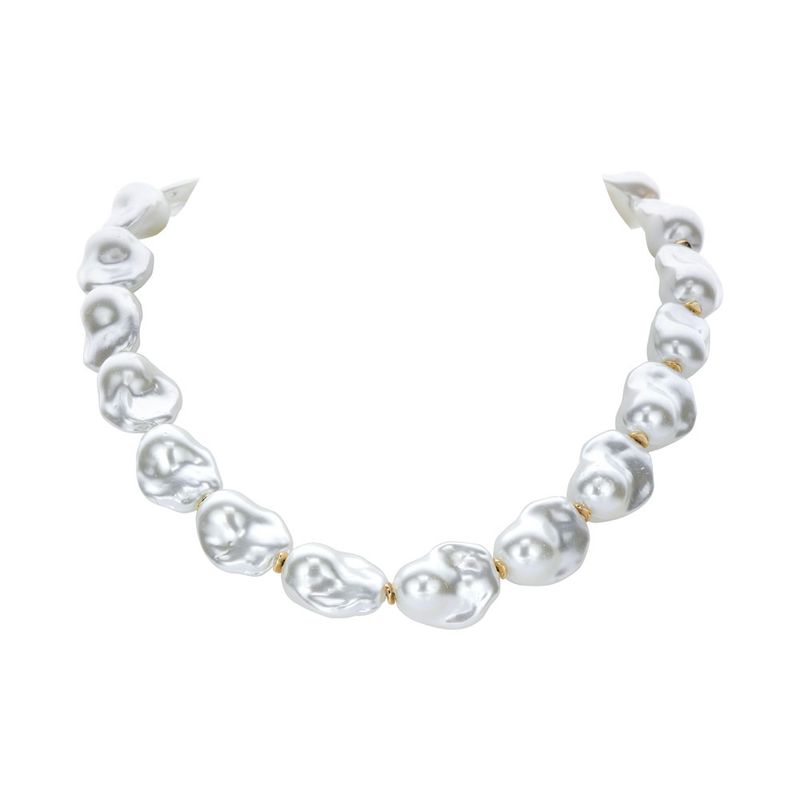 Pan 73 ketting Les Cordes wit