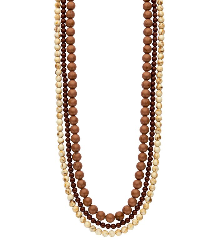 Kenanalang ketting Les Cordes beige
