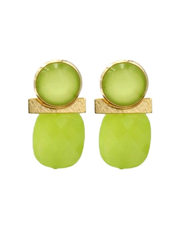 Maison Cachet Petites Barres Vert Citron