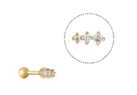 Ania Haie - E035-09H (zilver)