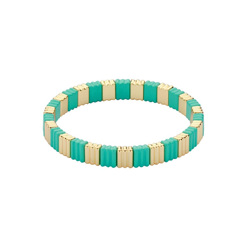 CAB1 armband Les Cordes Watergroen