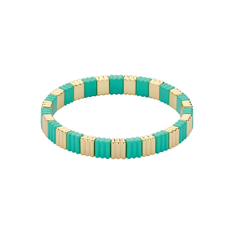 CAB1 armband Les Cordes Watergroen