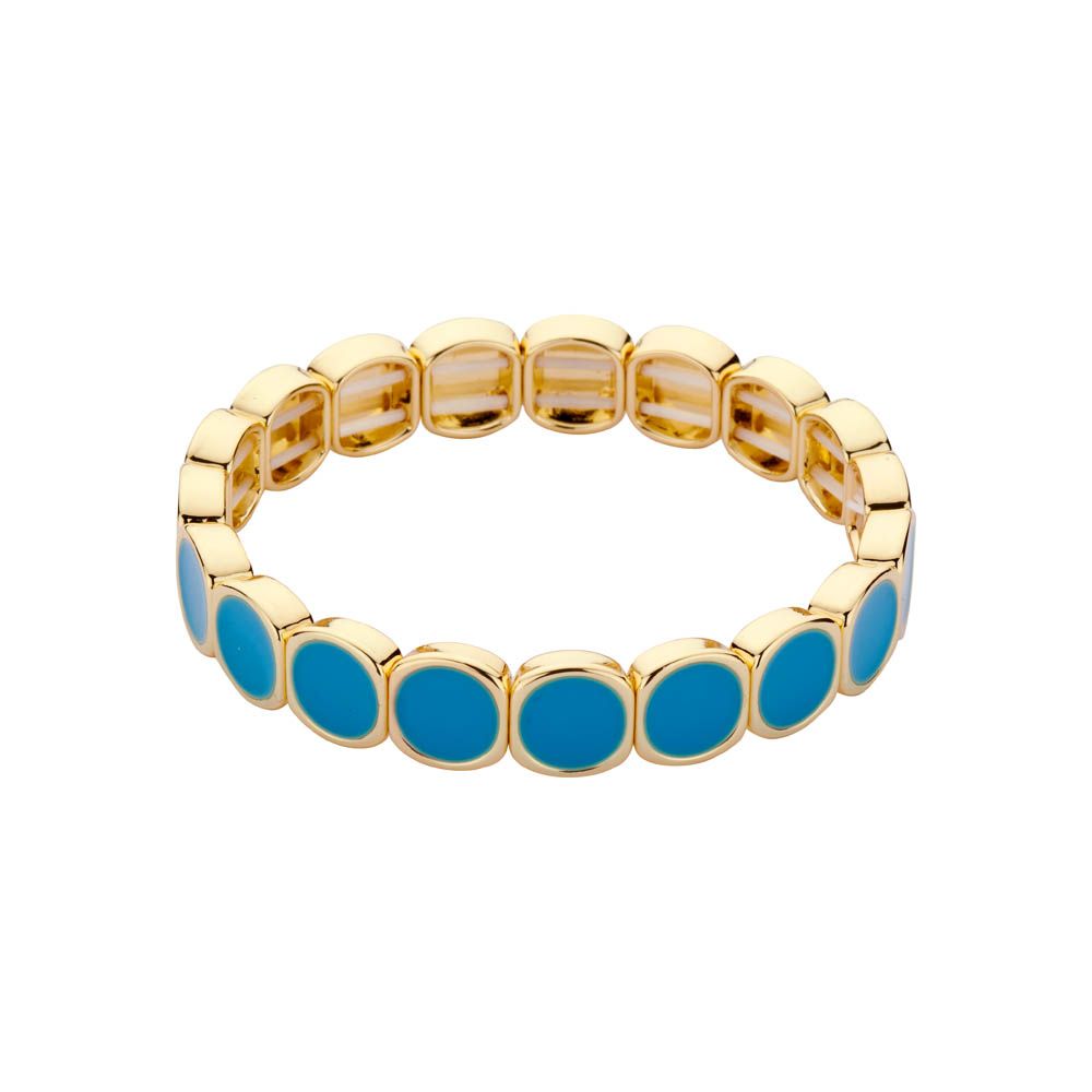 CAB7 armband Les Cordes blauw