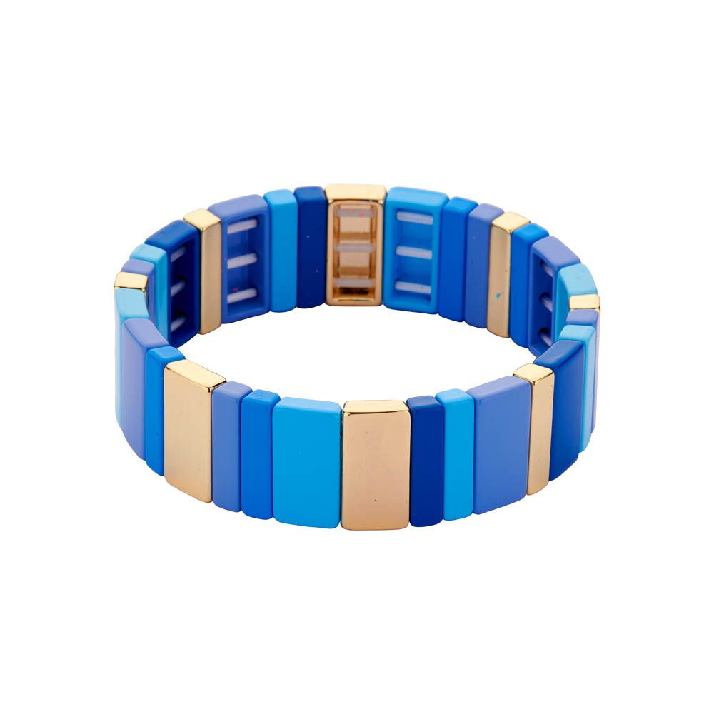 CAB8 armband Les Cordes blauw