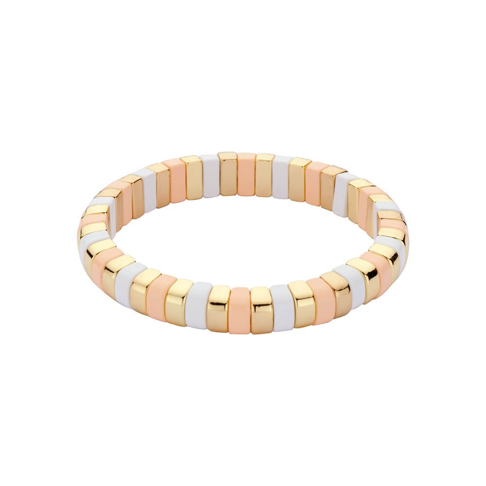 CAB38 armband Les Cordes wit