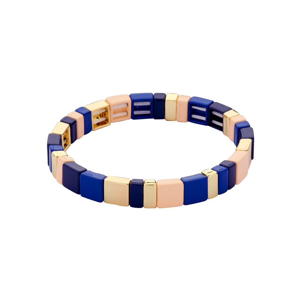 CAB43 armband Les Cordes donkerblauw