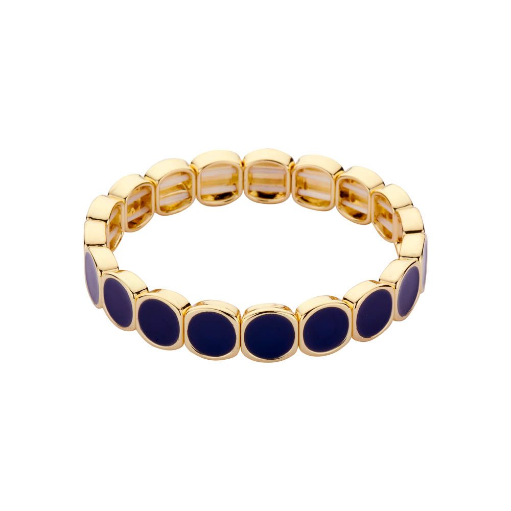 CAB41 armband Les Cordes donkerblauw