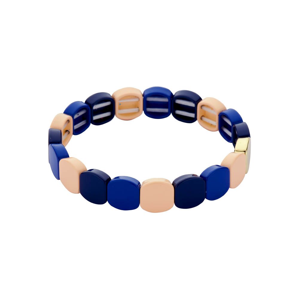 CAB44 armband Les Cordes donkerblauw