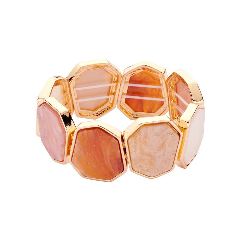 Komo armband Les Cordes multi beige - multi roos