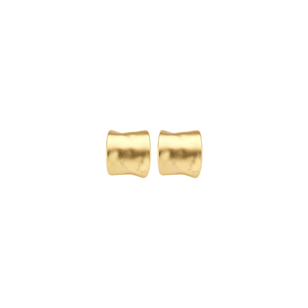 XOB43 oorringen Les Cordes mat goud/goud/zilver
