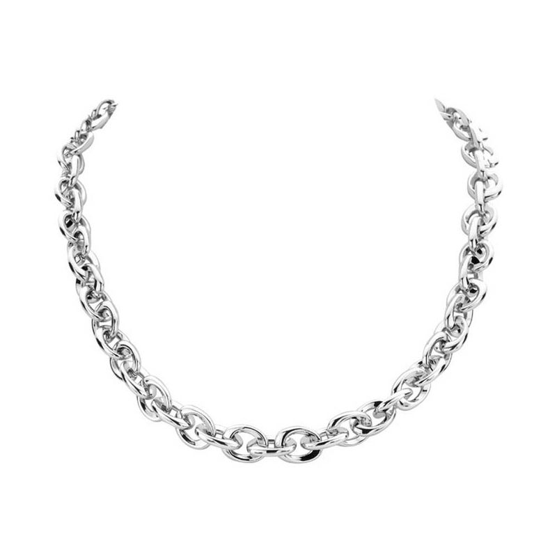 Dilon ketting Les Cordes zilverkleurig