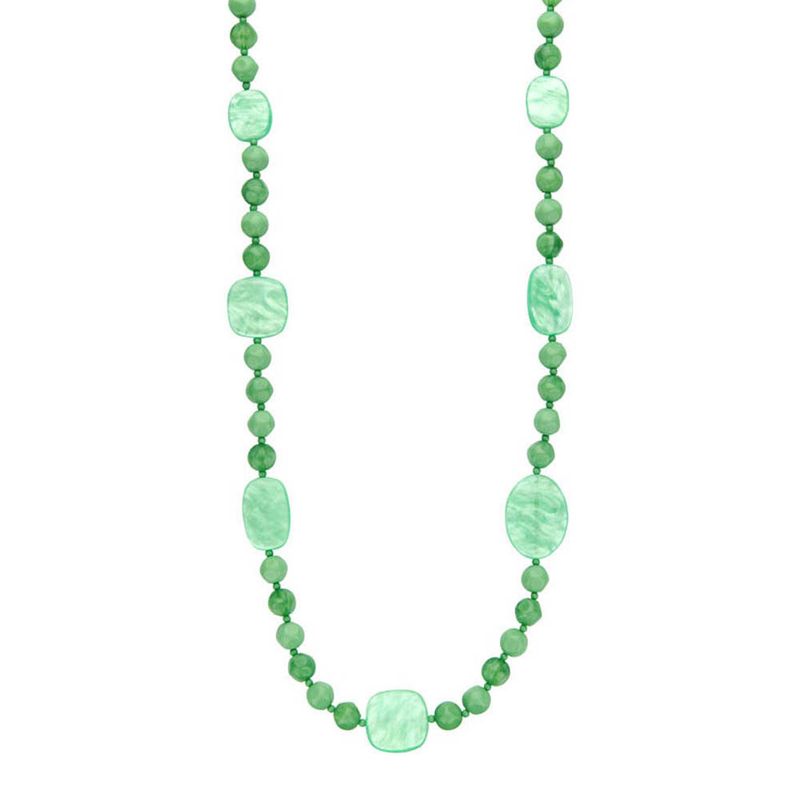 Kito ketting Les Cordes licht groen/oranje
