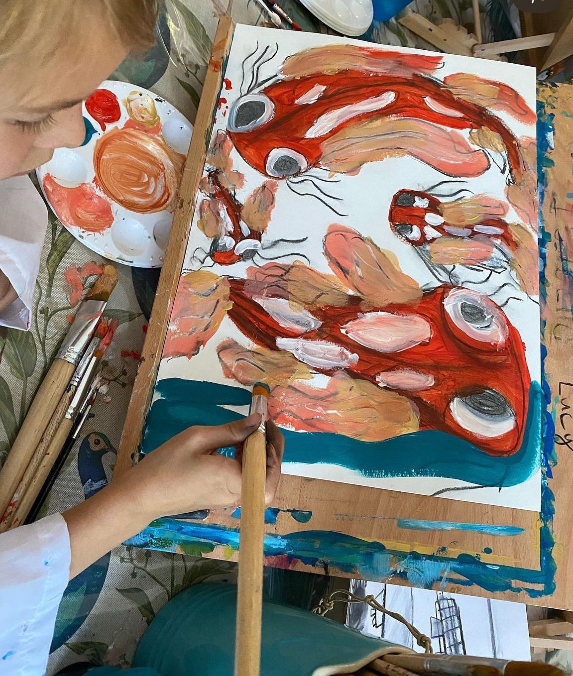 -Art Party - Acrylic on Canvas - EXAMPLE OF PARTY PACKAGE