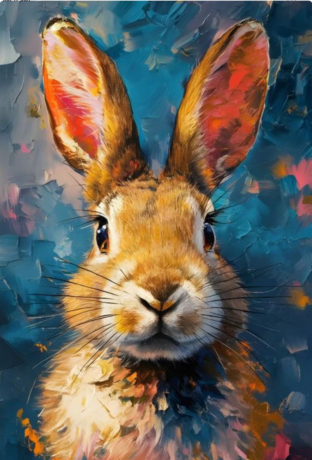 Easter break -  Friday 10 April 2026 - 9:30-12:30- MORNING- Art Workshop - Rabbit- acrylic on canvas