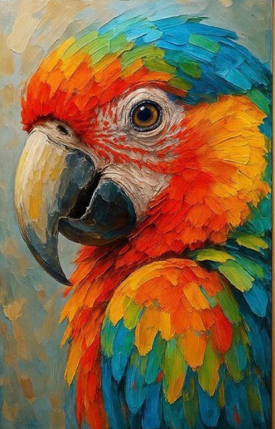 Easter break  Wednesday 8 April 2026 - 9:30-12:30- MORNING- Art Workshop - Parrot SILK PAINTING