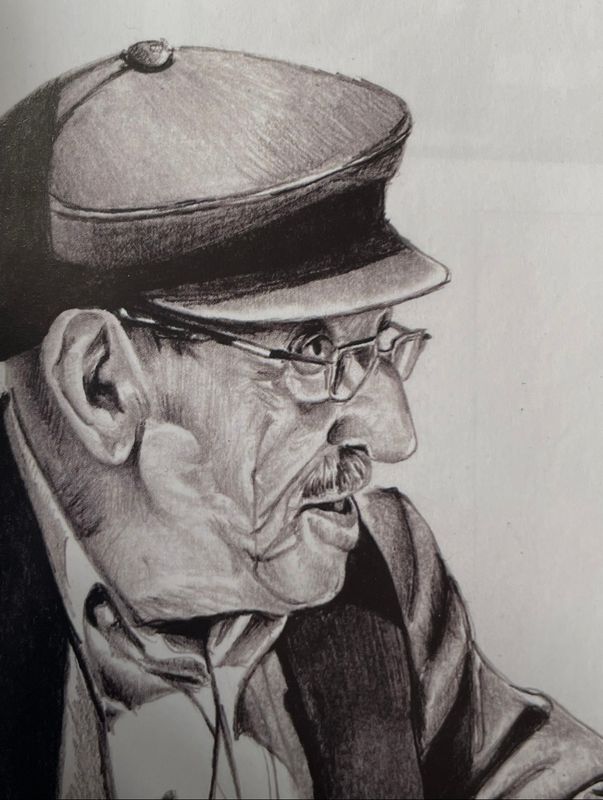 May half-term -  Thursday 28 May 2026 - 2:00pm-5:00pm- AFTERNOON- Art Workshop - SKETCHING - WRINKLY MAN - (9+ years_