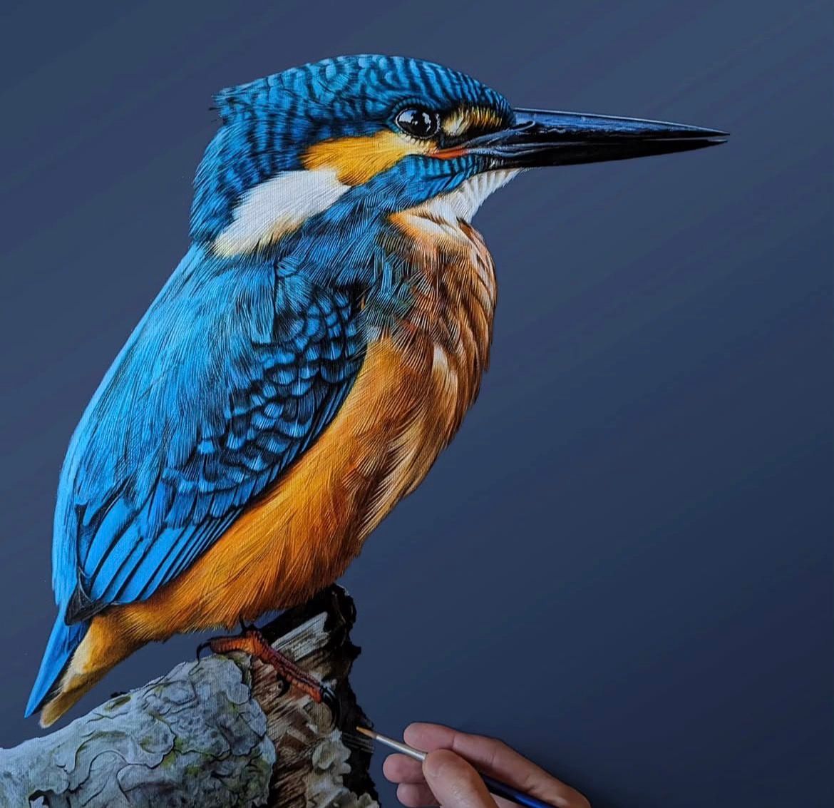 Summer Holiday Art Workshops -  Tuesday 21 July 2026 - 14:00-17:00- AFTERNOON- Art Workshop - Kingfisher- silk painting