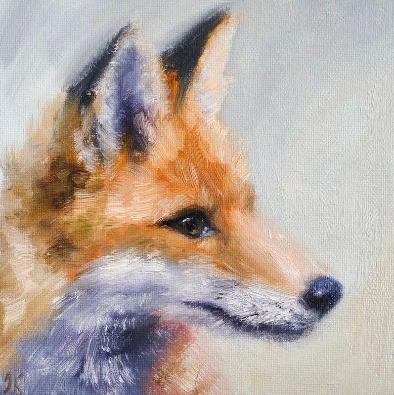 Summer Holiday Art Workshops -  Friday 31 July 2026 - 9:00am-12:00- MORNING- Art Workshop - FOX- acrylic on canvas