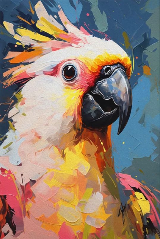Summer Holiday Art Workshops -  Friday 24 July 2026 - 9:00am-12:00- MORNING- Art Workshop - Cockatoo- acrylic on canvas