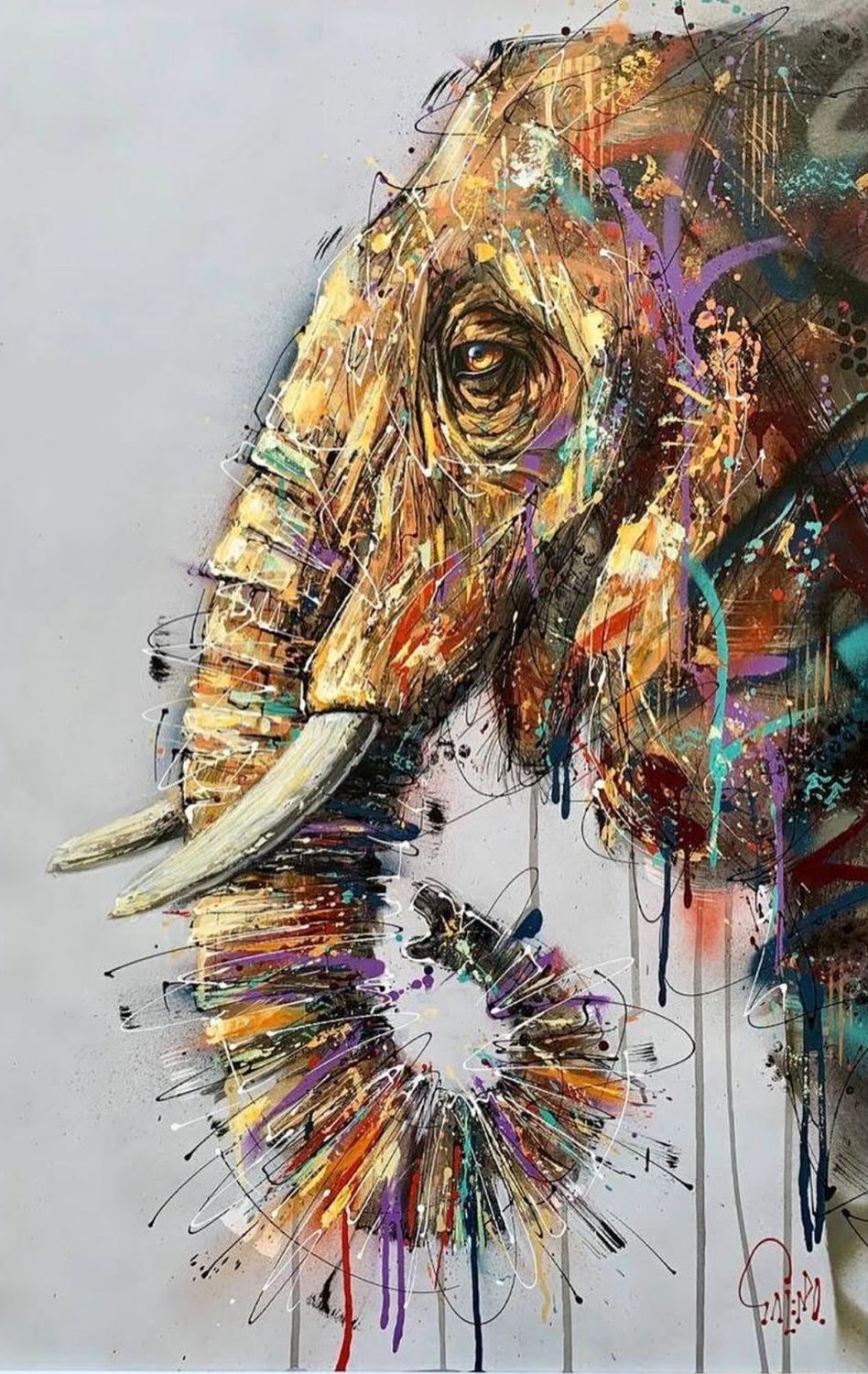 Summer Holiday Art Workshops -  Thursday 30 July 2026 - 9:00am-12:00- MORNING- Art Workshop - Elephant- acrylic on canvas