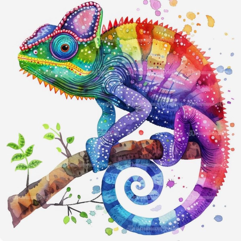 Summer Holiday Art Workshops -  Thursday 23 July 2026 - 14:00-17:00- AFTERNOON- Art Workshop - Chameleon- silk painting