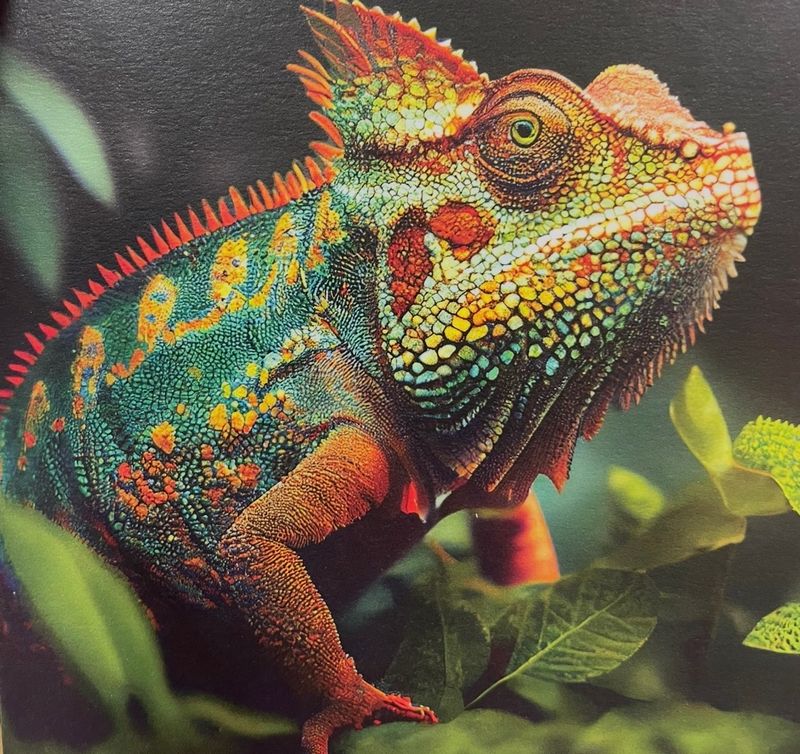 Summer Holiday Art Workshops -  Thursday 6 Aug July 2026 - 14:00-17:00- AFTERNOON- Art Workshop - CHAMELEON- acryic on canvas