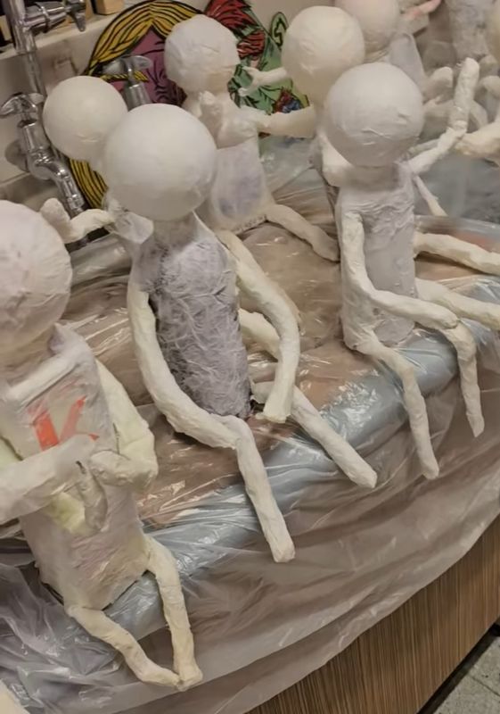 October half-term  Wednesday 28 Oct 2026 - 9:00-12:00- MORNING- Art Workshop - Sitting man! paper mache