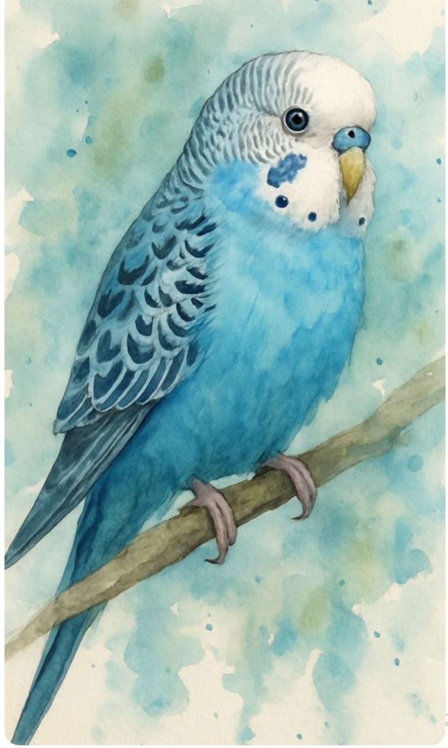 October half-term  Wednesday 28 Oct 2026 - 14:00-17:00- AFTERNOON- Art Workshop - Blue budgie- acrylic on canvas