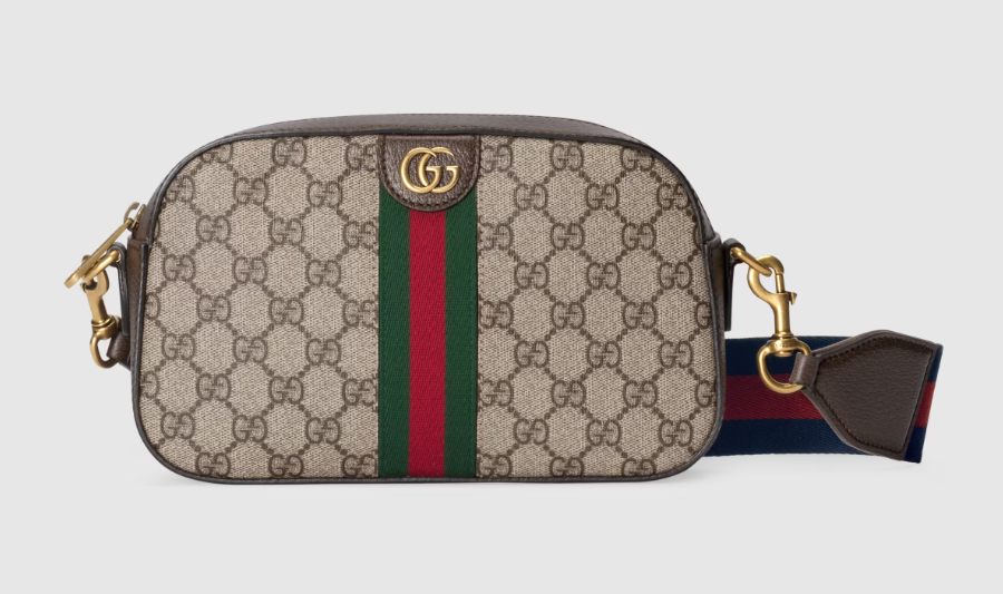 SAC À ÉPAULE OPHIDIA À MOTIF GG PETITE TAILLE